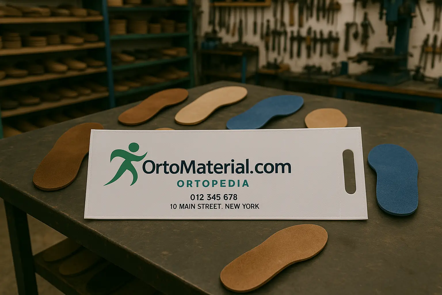 bolsa portaplantillas en taller