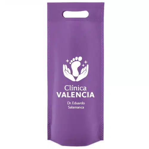 Bolsa porta plantillas lila