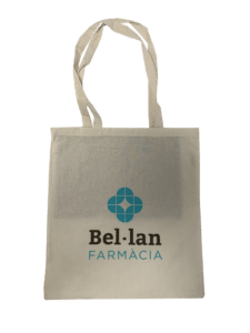 bolsa de algodon con bolsillo interior