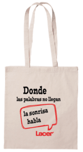 bolsa lacer algodon