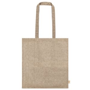 bolsa de algodon color marron