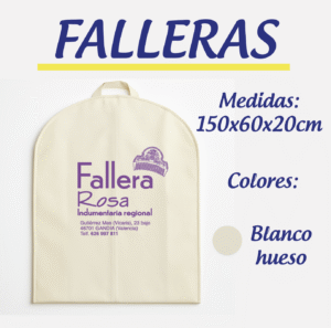 portatrajes con fuelle especial fallera