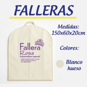 portatrajes con fuelle especial fallera